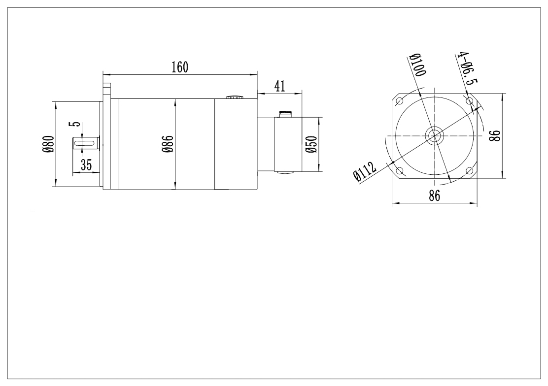 直流伺服電機(jī)86SYX-500